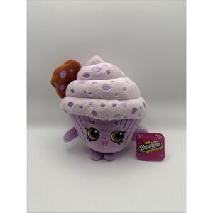 Shopkins Creamy Cookie Cupcake 6" Stuffed Plush Toy Moose (New W/Tags)